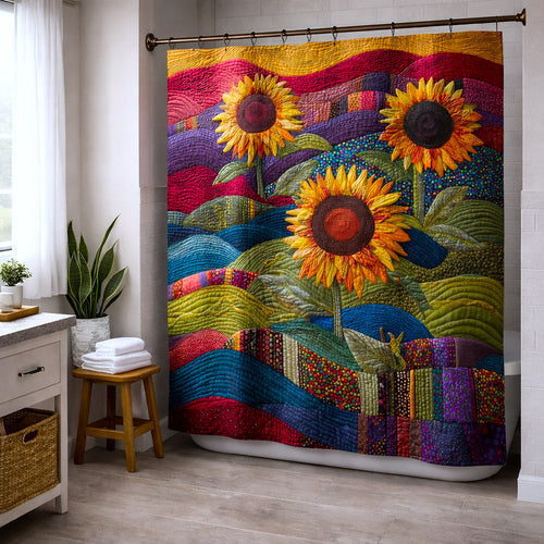 Solar Burst Shower Curtain GFTOTP17275