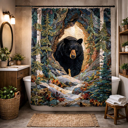 Timber Haven Shower Curtain GFTOTP17318