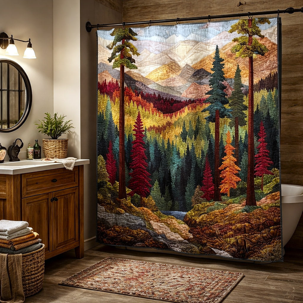 Timber Haven Shower Curtain GFTOTP17319