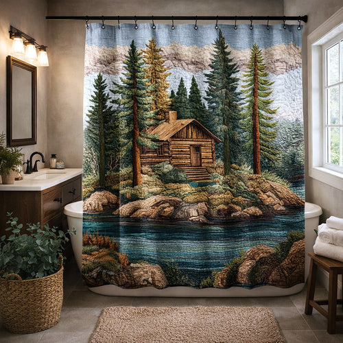 Timber Haven Shower Curtain GFTOTP17320