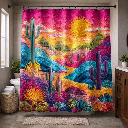 Desert Sunburst Shower Curtain GFTOTP17343