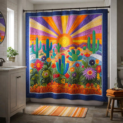 Desert Sunburst Shower Curtain GFTOTP17344