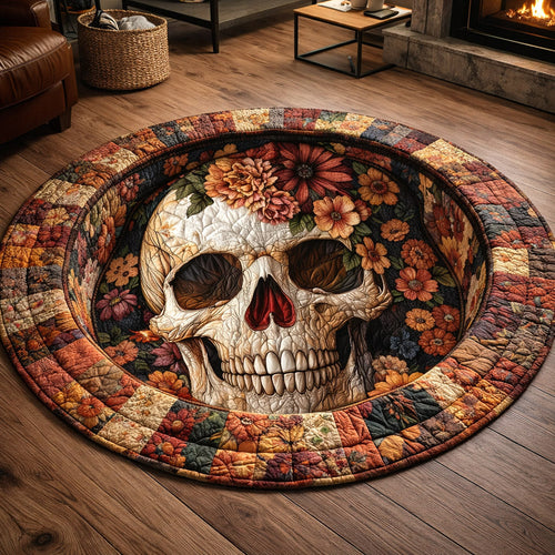 Mystique Skull Quilted Round Mat GFTOTP17359
