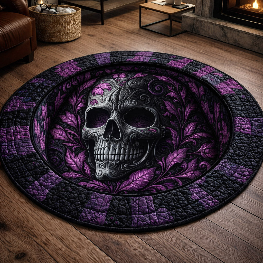 Mystique Skull Quilted Round Mat GFTOTP17361