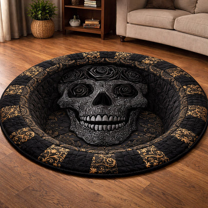 Mystique Skull Quilted Round Mat GFTOTP17362