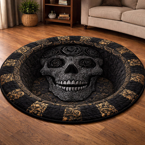 Mystique Skull Quilted Round Mat GFTOTP17362