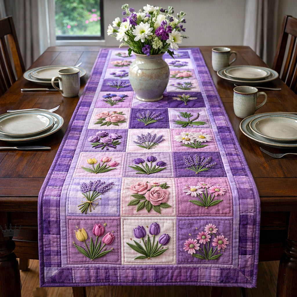 Petal Panels Quilted Table Runner GFTOTP17418