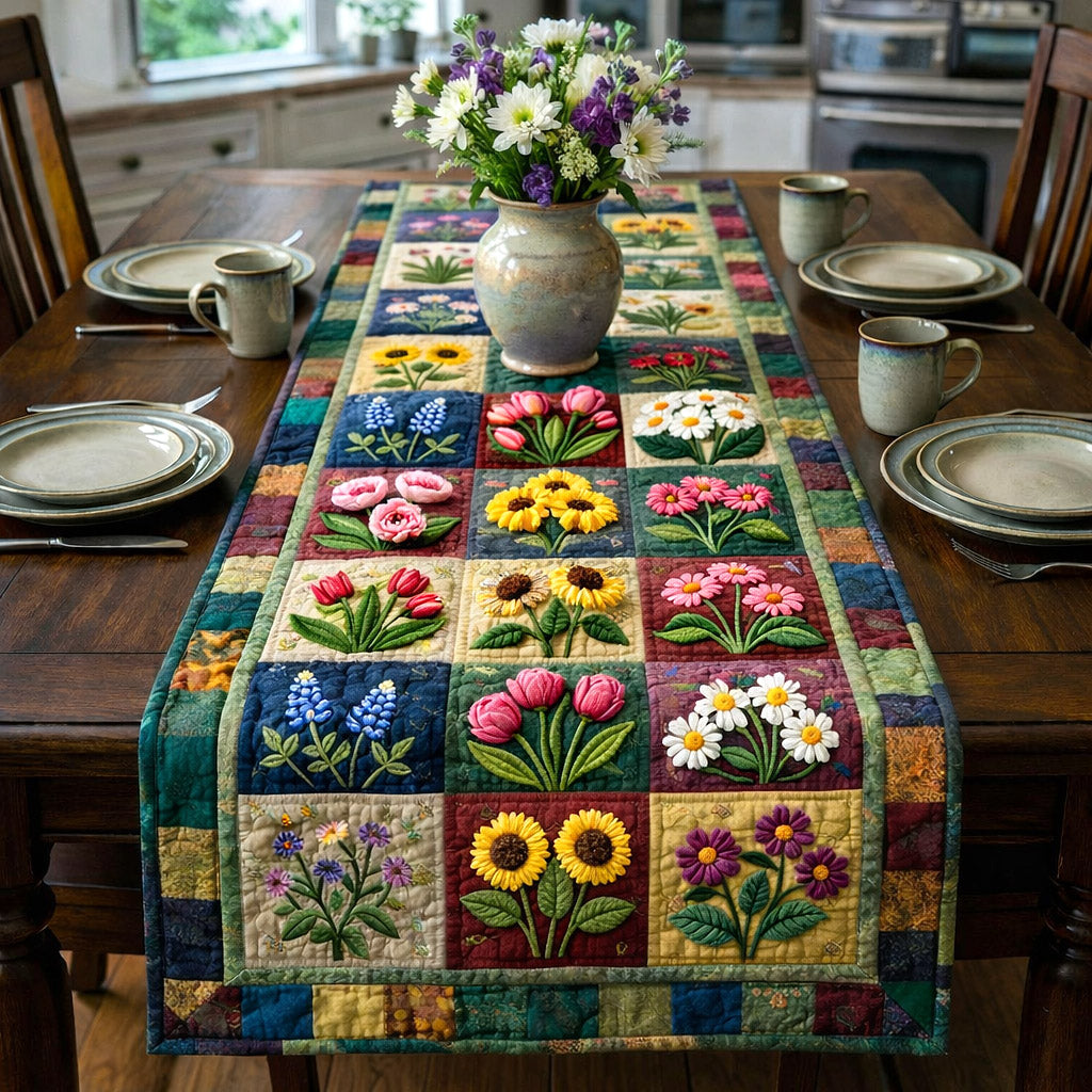 Petal Panels Quilted Table Runner GFTOTP17419