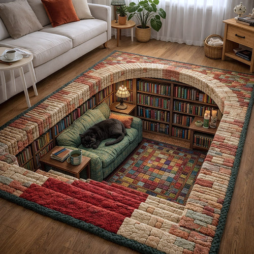 Hidden Library Area Rug GFTOTP17449