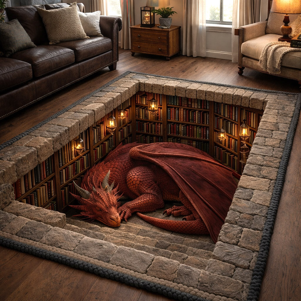 Hidden Library Area Rug GFTOTP17450 – Willow Quilt