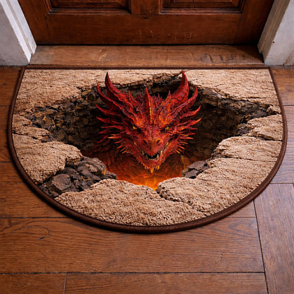 Majestic Dragon Quilted Welcome Mat GFTOTP17452