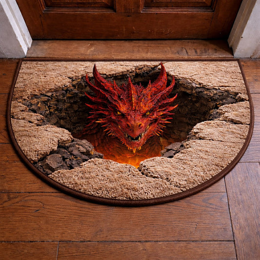 Majestic Dragon Quilted Welcome Mat GFTOTP17452