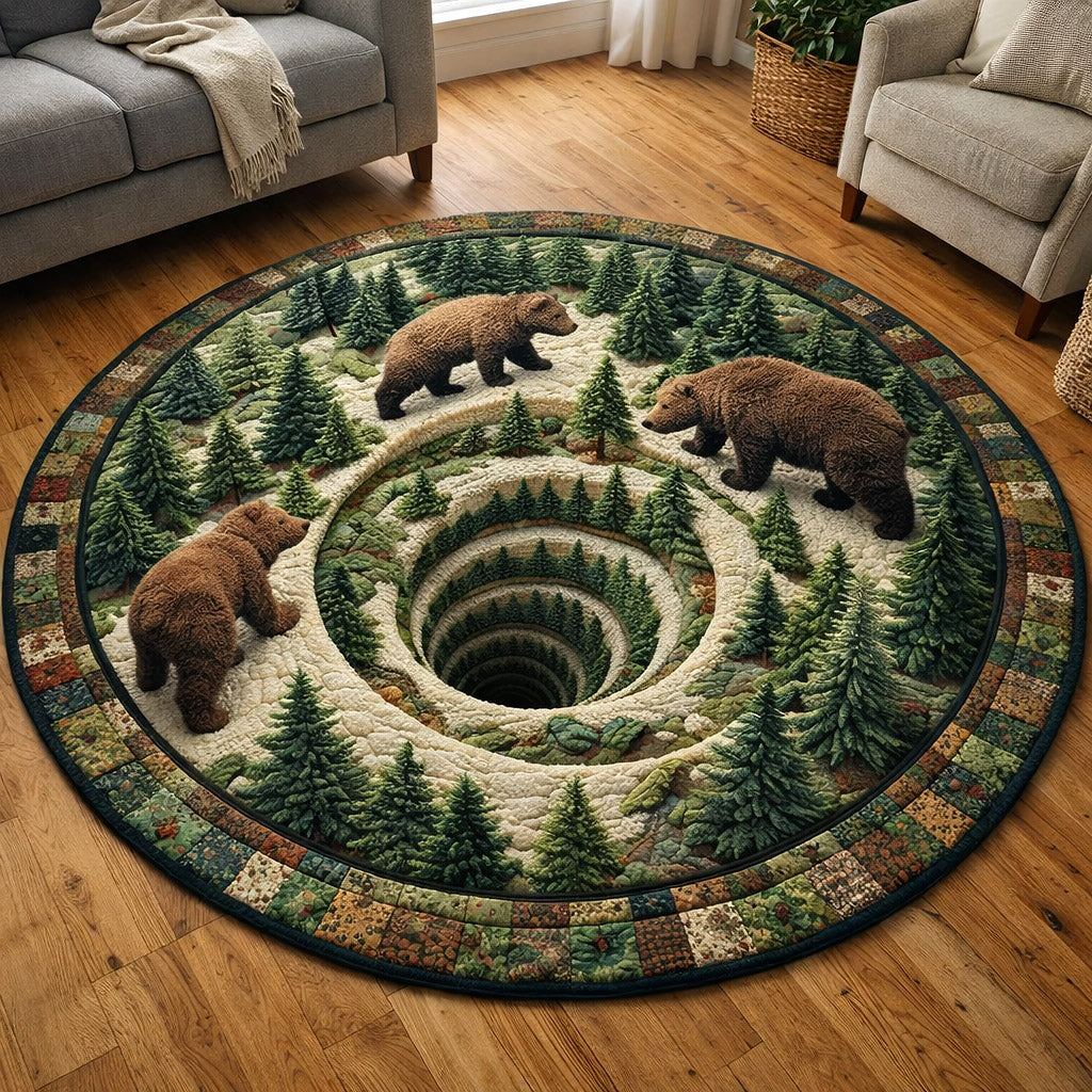 Rustic Guardian Quilted Round Mat GFTOTP17472