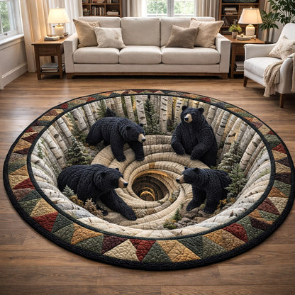 Rustic Guardian Quilted Round Mat GFTOTP17473