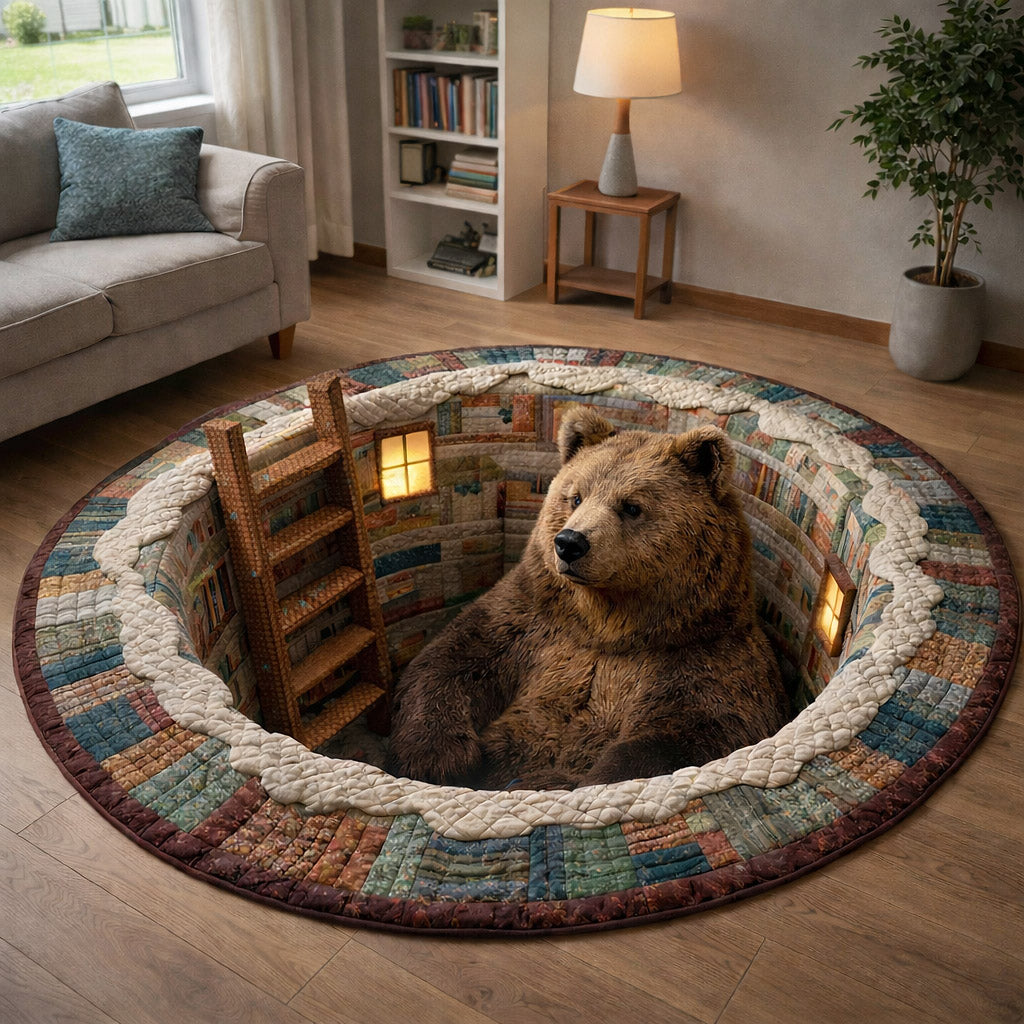 Rustic Guardian Quilted Round Mat GFTOTP17474