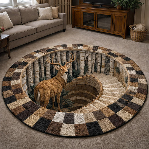 Woodland Grace Quilted Round Mat GFTOTP17514