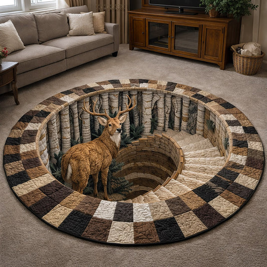 Woodland Grace Quilted Round Mat GFTOTP17514