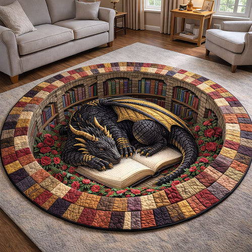 Dragon Charm Quilted Round Mat GFTOTP17546