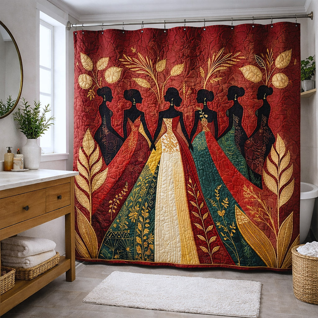 Ebony Glow Shower Curtain GFTOTP17564