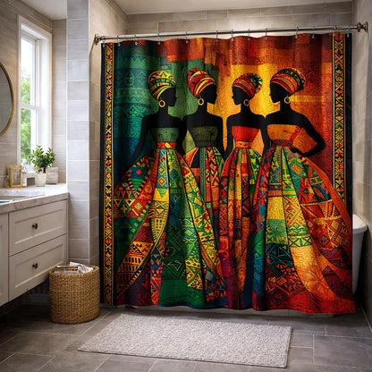 Ebony Glow Shower Curtain GFTOTP17565