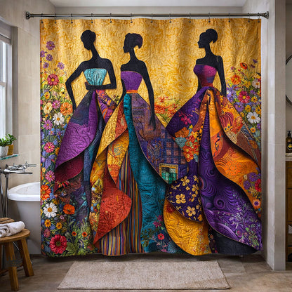 Ebony Glow Shower Curtain GFTOTP17566
