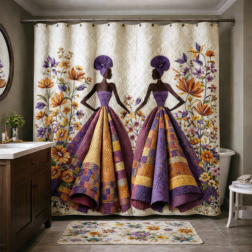 Ebony Glow Shower Curtain GFTOTP17569