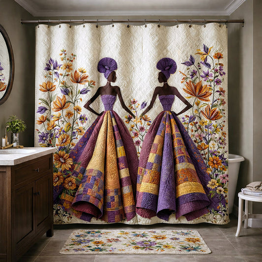 Ebony Glow Shower Curtain GFTOTP17569