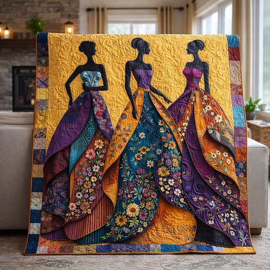 Ebony Glow Quilted Blanket GFTOTP17572