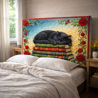 Literary Haven Quilted Headboard Slipcover GFTOTP17649