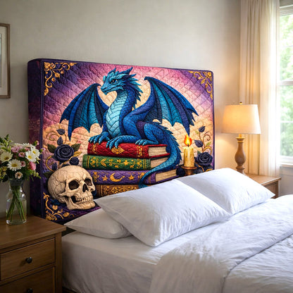 Literary Haven Quilted Headboard Slipcover GFTOTP17652