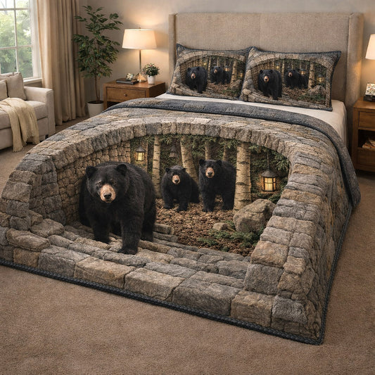Rustic Guardian 3-Piece Quilted Bedding Set GFTOTP17656