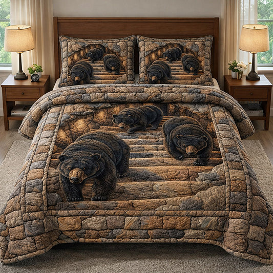 Rustic Guardian 3-Piece Quilted Bedding Set GFTOTP17657