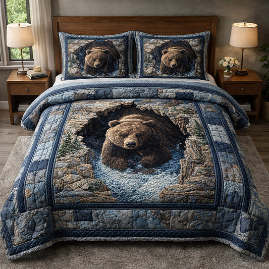 Rustic Guardian 3-Piece Quilted Bedding Set GFTOTP17660