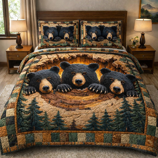 Rustic Guardian 3-Piece Quilted Bedding Set GFTOTP17661