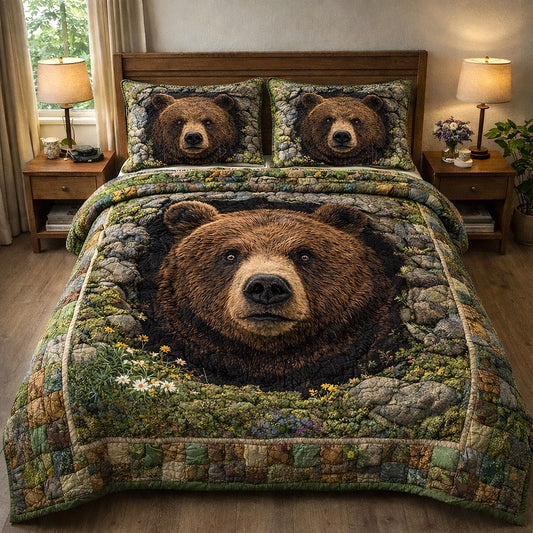 Rustic Guardian 3-Piece Quilted Bedding Set GFTOTP17662