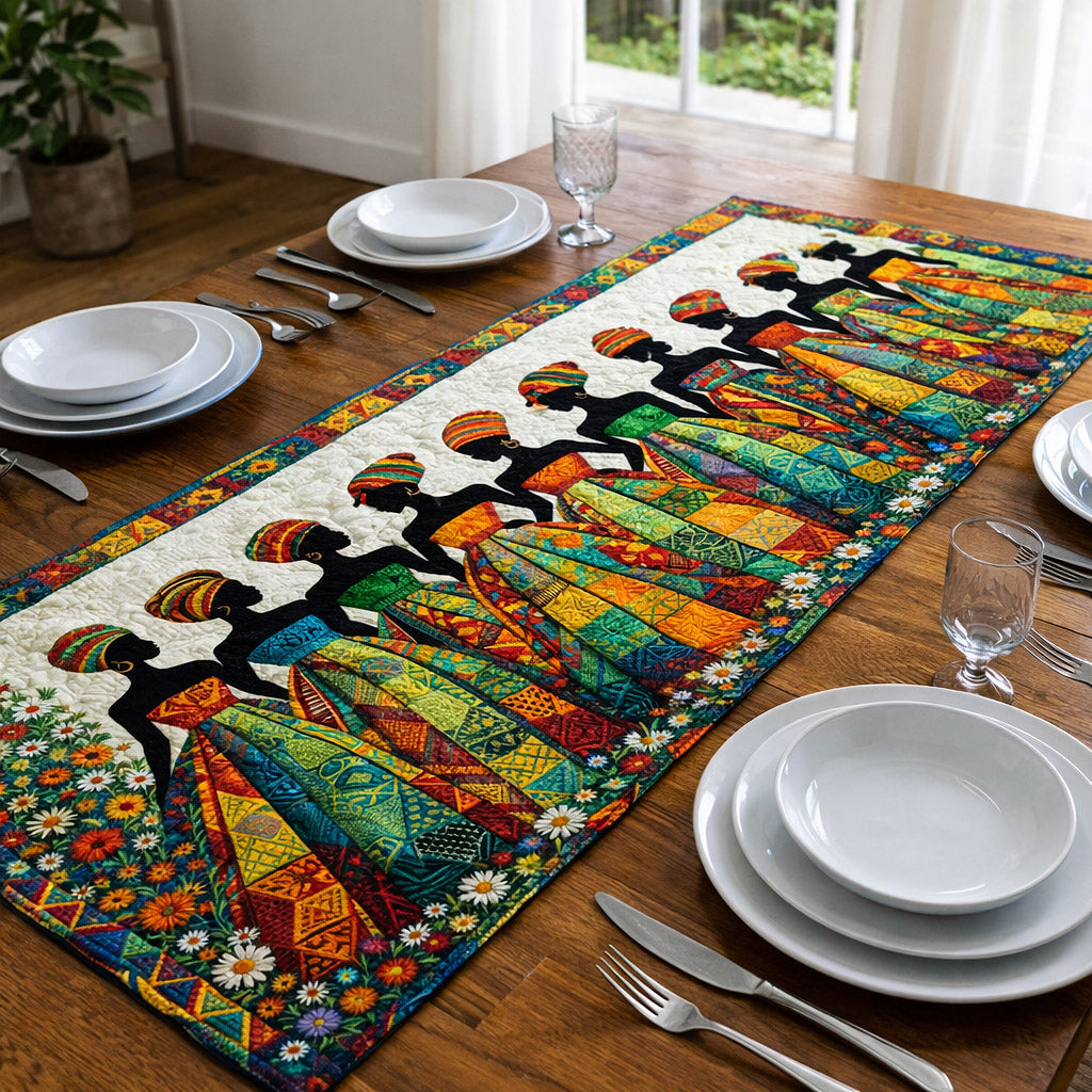 Ebony Glow Quilted Table Runner GFTOTP17663