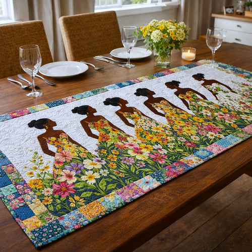 Ebony Glow Quilted Table Runner GFTOTP17664