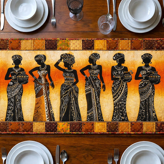 Ebony Glow Quilted Table Runner GFTOTP17665