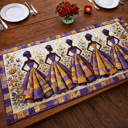 Ebony Glow Quilted Table Runner GFTOTP17666