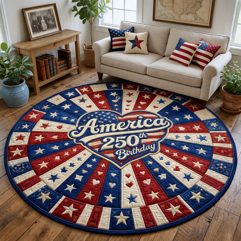Liberty Legacy Quilted Round Mat GFTOTP17694