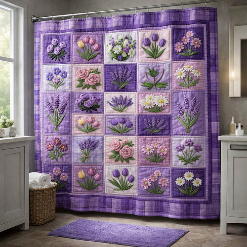 Petal Panels Shower Curtain GFTOTP17723