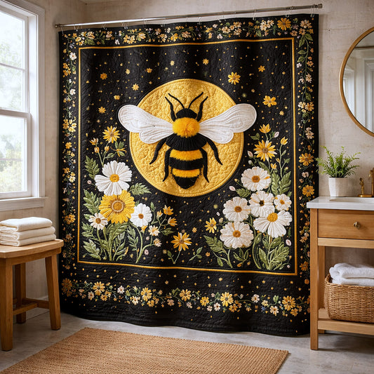 Honey Buzz Shower Curtain GFTOTP17729