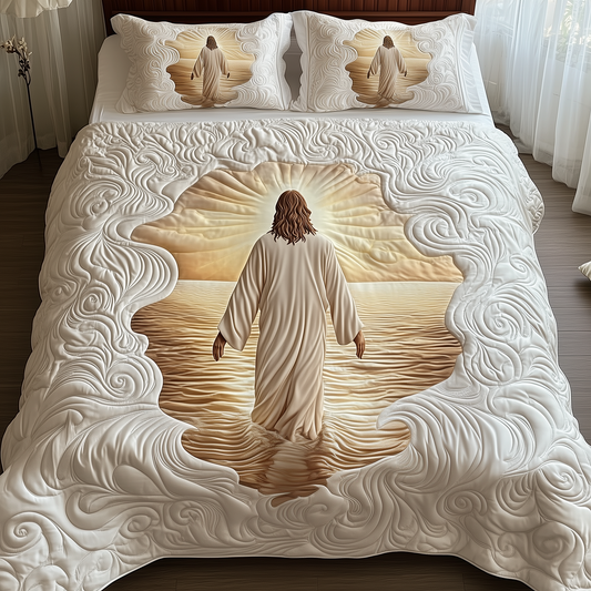 Jesus 3-Piece Quilted Bedding Set GFTOTP1772
