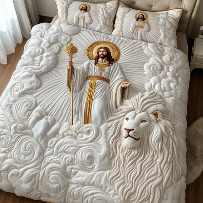 Jesus 3-Piece Quilted Bedding Set GFTOTP1774