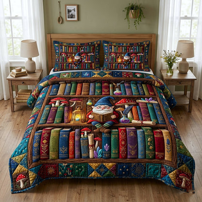Library Nook 3-Piece Quilted Bedding Set GFTOTP17781