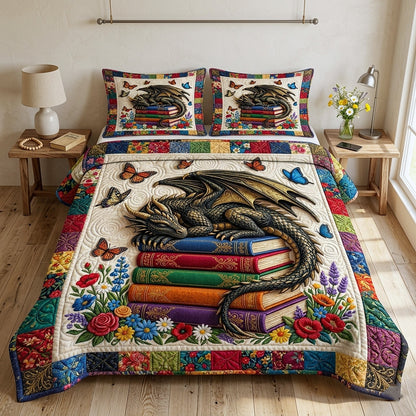 Library Nook 3-Piece Quilted Bedding Set GFTOTP17782
