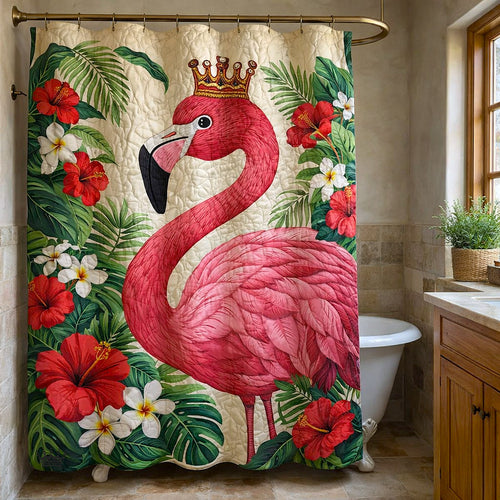 Tropical Flamingo Shower Curtain GFTOTP17792