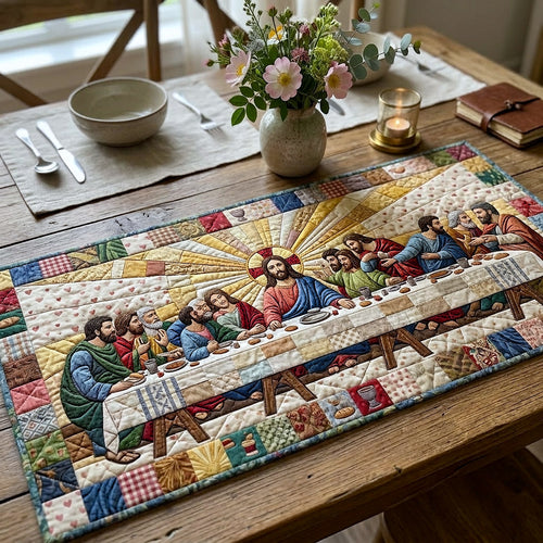 Sacred Supper Quilted Table Runner GFTOTP17809