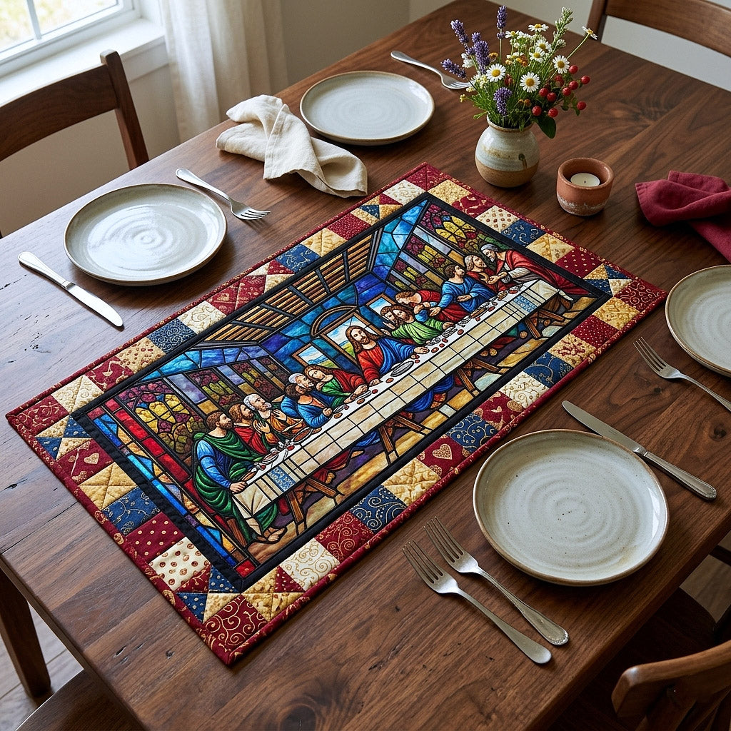 Sacred Supper Quilted Table Runner GFTOTP17810