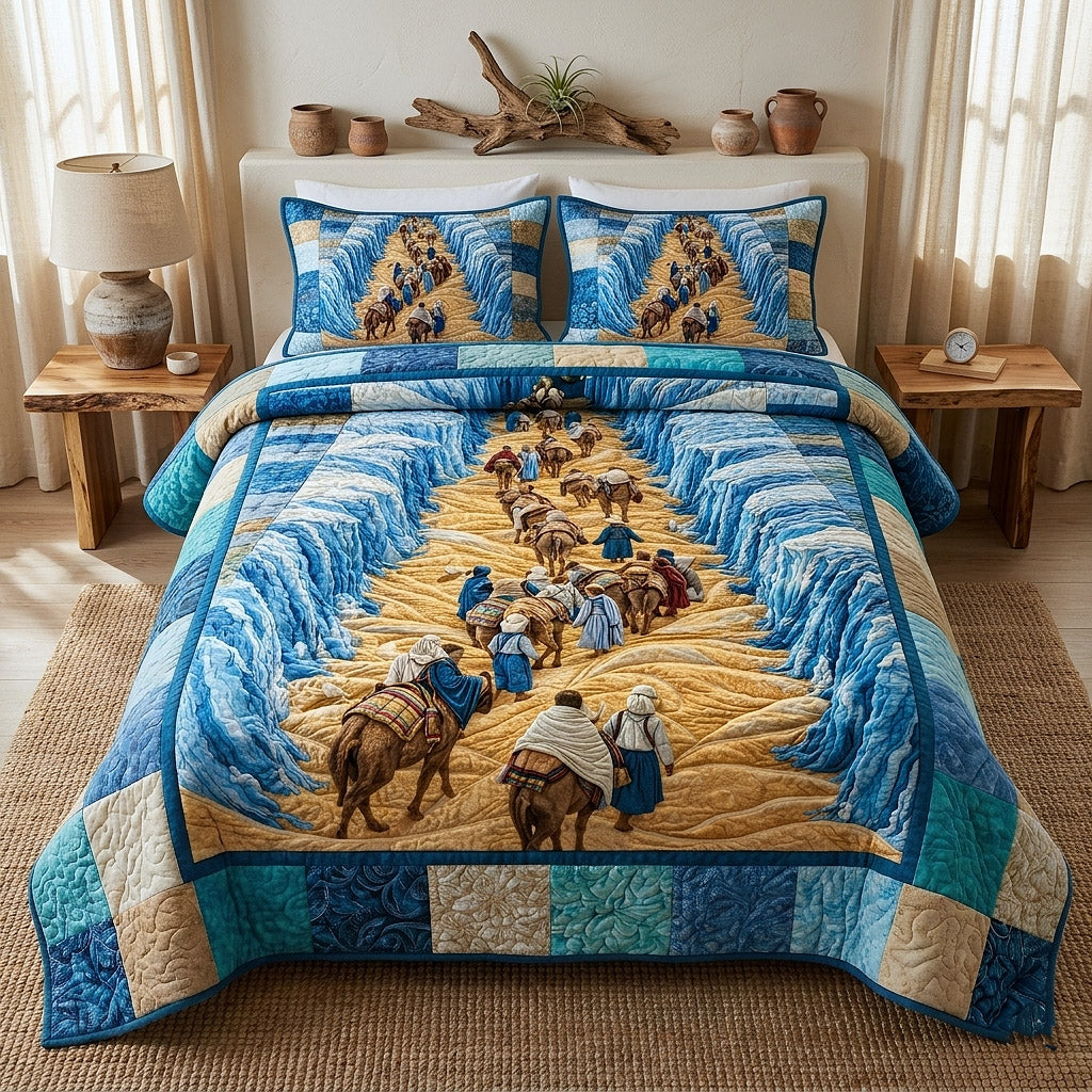 Passover Heritage 3-Piece Quilted Bedding Set GFTOTP17916